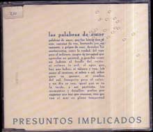 Las palabras de amor - Presuntos Implicados